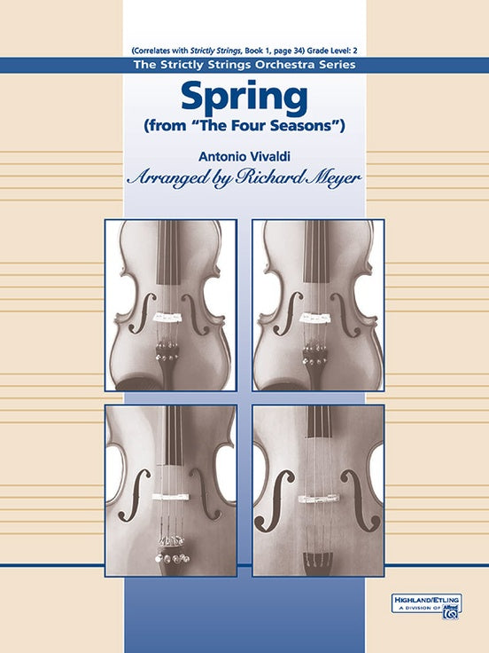 Spring from the Four Seasons – String Orchestra Conductor Score & Parts (Digital Download)