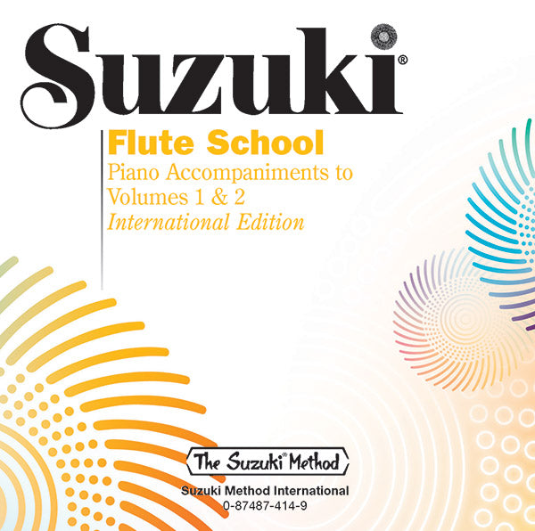 Suzuki Flute School Volume 1 & 2 Piano Accomp CD - Takahashi Toshio Summy Birchard 0414