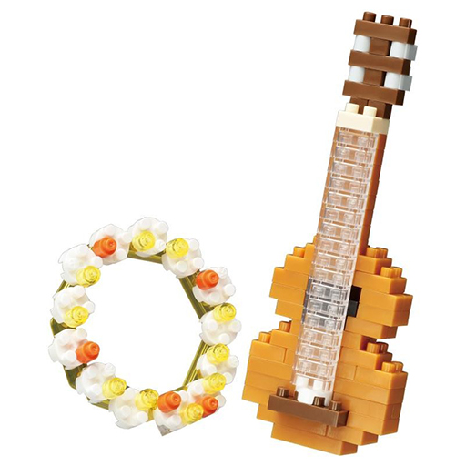 Nanoblock - ukulele & lei