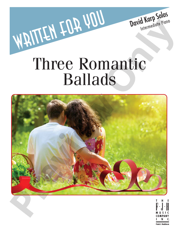 Three Romantic Ballads - Piano (Digital Download)