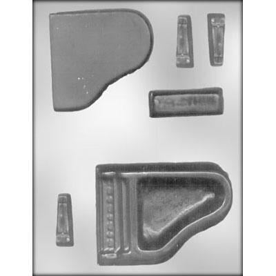 Plastic Chocolate Mould in the Shape of a Grand Piano. Makes a 3D Piano