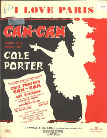 I Love Paris (from "Can-Can") - PVG (Digital Download)