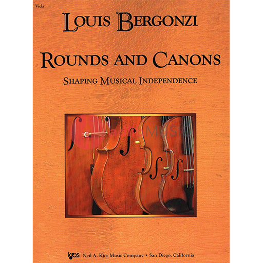 Rounds & Canons - Viola by Bergonzi Kjos 99VA