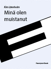 Minä olen muistanut - Piano Solo (Digital Download)