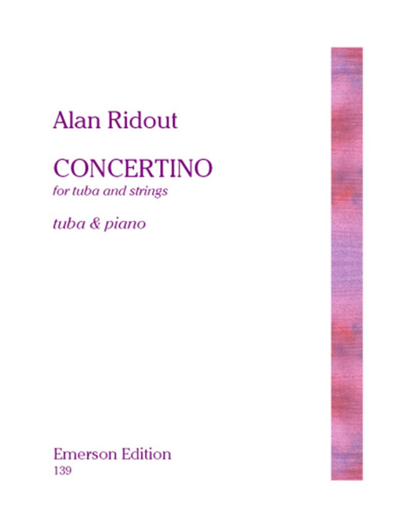Ridout - Concertino - Tuba/Piano Accopmaniment Emerson E139