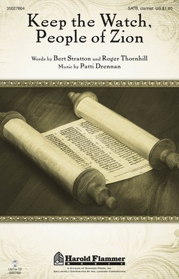 Keep the Watch, People of Zion - Patti Drennan - SATB Bert Stratton|Roger Thornhill Shawnee Press Choral Score Octavo