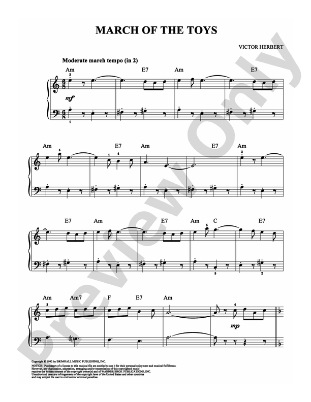 Herbert - March Of The Toys - Easy Piano (Digital Download)