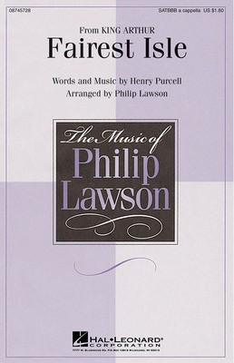 Fairest Isle - (from King Arthur) - Henry Purcell - SATBBB Philip Lawson Hal Leonard Choral Score Octavo