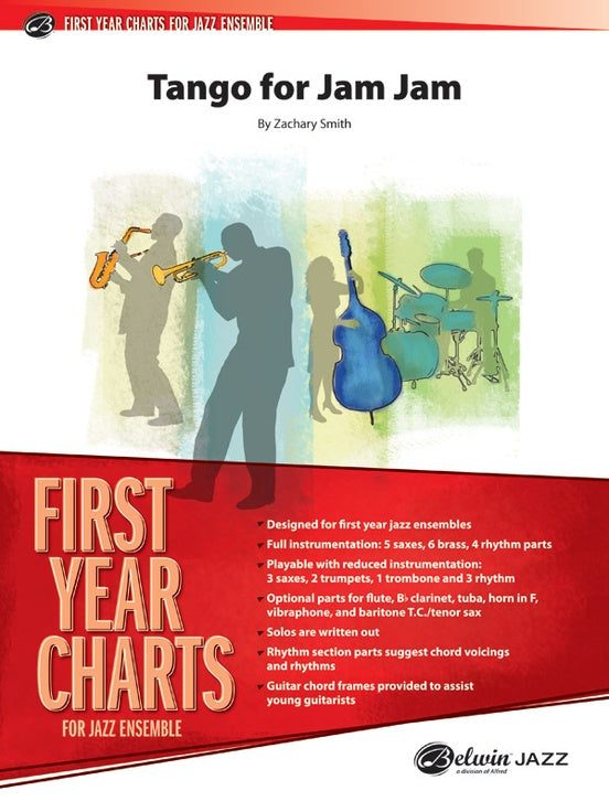 Tango for Jam Jam – Jazz Ensemble Conductor Score & Parts (Digital Download)