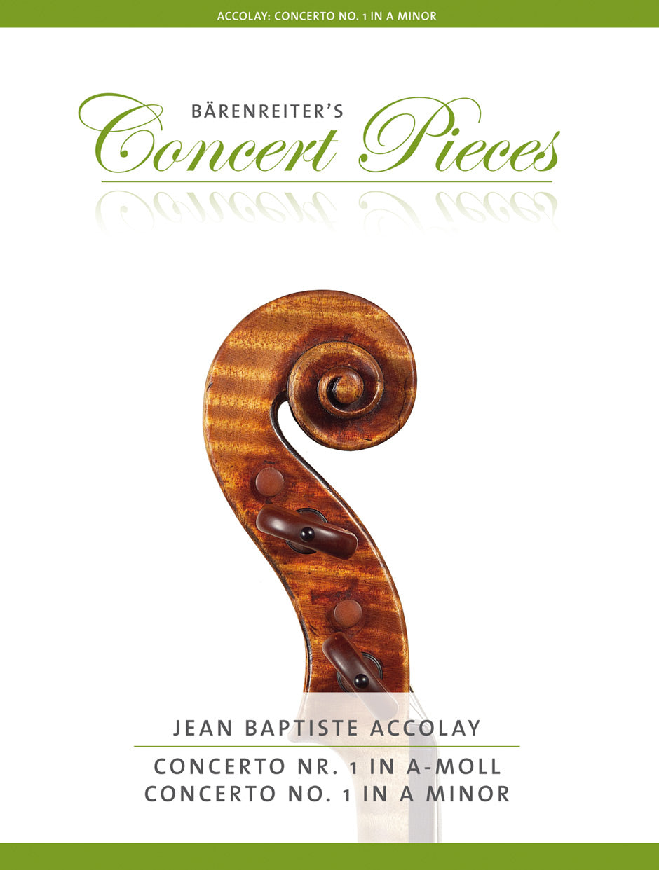 Accolay Concerto No 1 in A Minor Violin/Piano