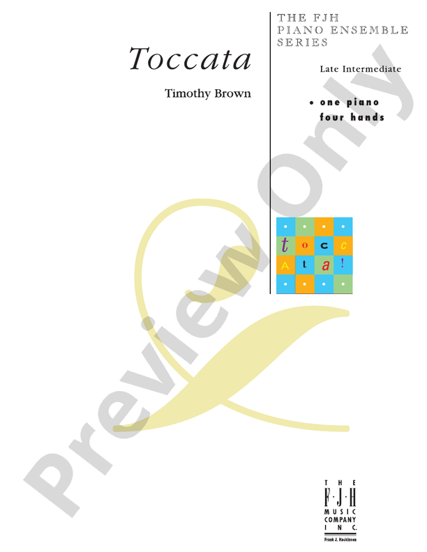 Toccata - DSM-DE1029 - Piano (Digital Download)