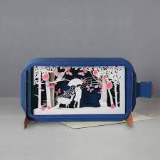 Greeting Card - Pop Up Message in a Bottle Romance