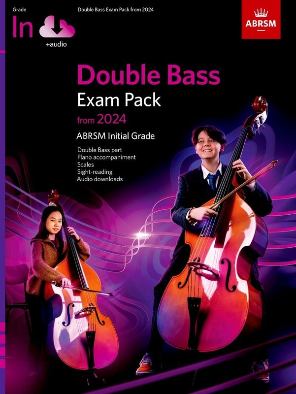 ABRSM Double Bass Exam Pack from 2024 Initial Grade - ABRSM ABRSM 9781786015822