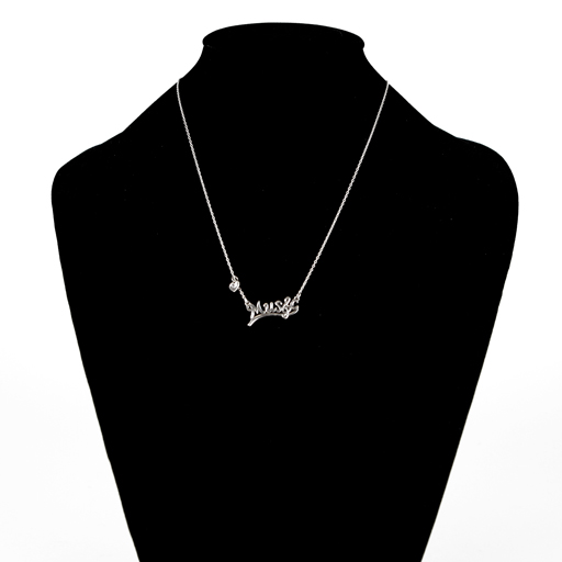 Sterling Silver Chain & Pendant Music