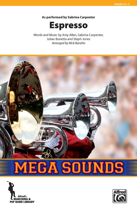Espresso – Marching Band Conductor Score & Parts (Digital Download)