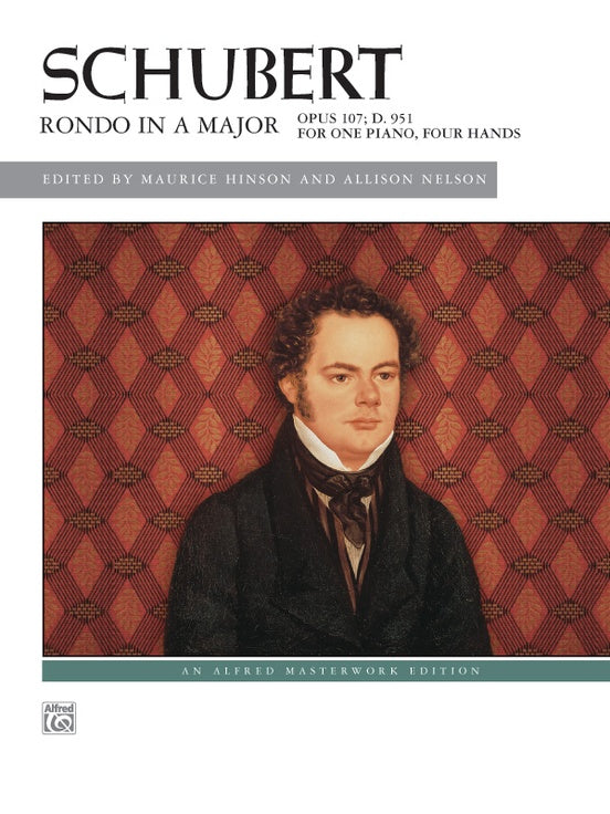 Schubert - Rondo in A Major, Opus 107, D. 951 - 1 Piano, 4 Hands (Digital Download)