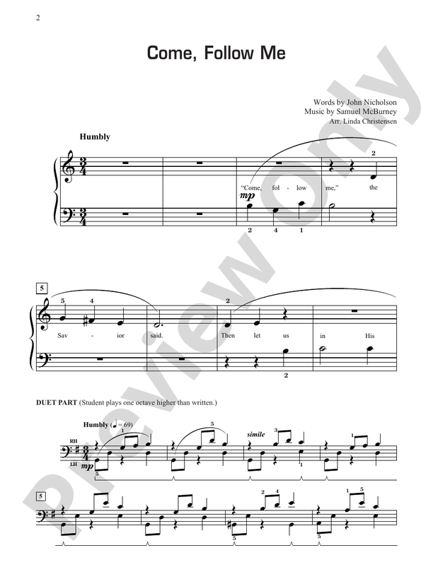 Play Mormon Hymns, Book 1: 12 Piano Arrangements of Traditional Hymns - Piano (Digital Download)
