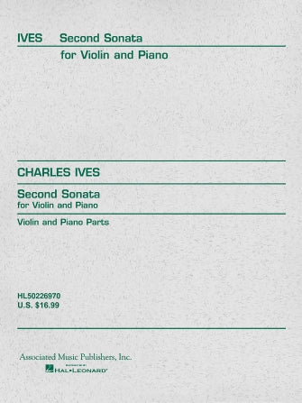 Ives - Sonata #2 - Violin/Piano Accompaniment Schirmer 50226970