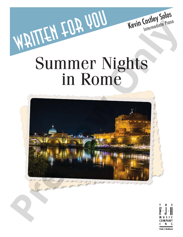 Summer Nights in Rome - Piano (Digital Download)