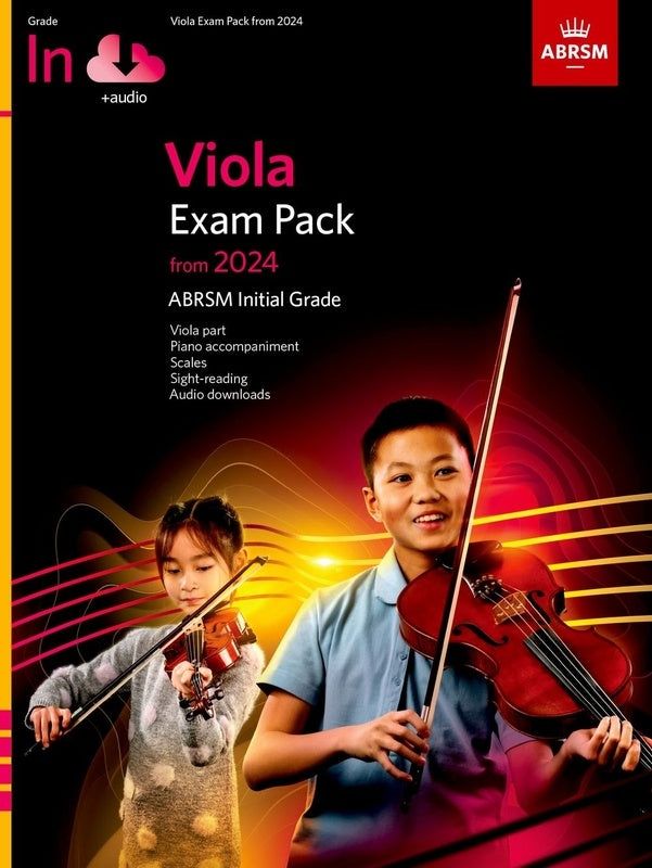 ABRSM Viola Exam Pack from 2024 Initial Grade - ABRSM ABRSM 9781786015815