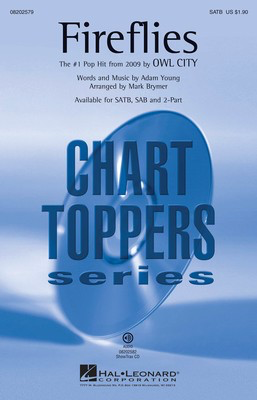 Fireflies - Adam Young - 2-Part Mark Brymer Hal Leonard Octavo