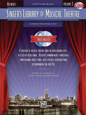 Singer's Library of Musical Theatre - Vol. 2 - Baritone Book/2-CDs Pack - Various - Vocal Baritone|Bass Hal Leonard Accompaniment CD /CD