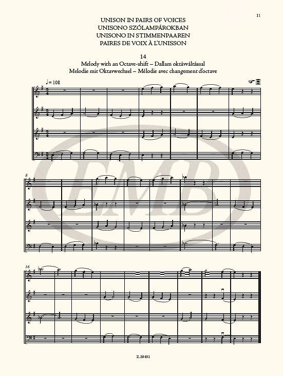 Bartok - The Microcosm of String Ensemble Music Volume 1 - String Orchestra edited by Soos/Borsos EMB Z20031