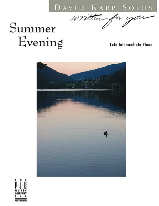 Summer Evening - Piano (Digital Download)