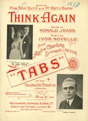 Think Again (from 'Tabs') - Vocal/Piano (Digital Download)