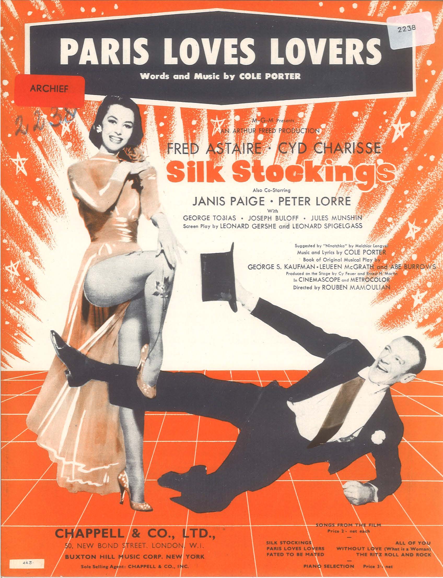 Paris Loves Lovers (from 'Silk Stockings') - PVG (Digital Download)