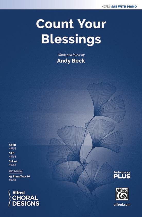 Count Your Blessings - SAB Choral Octavo (Digital Download)