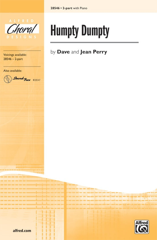 Humpty Dumpty – 2-Part Choral Octavo (Digital Download)