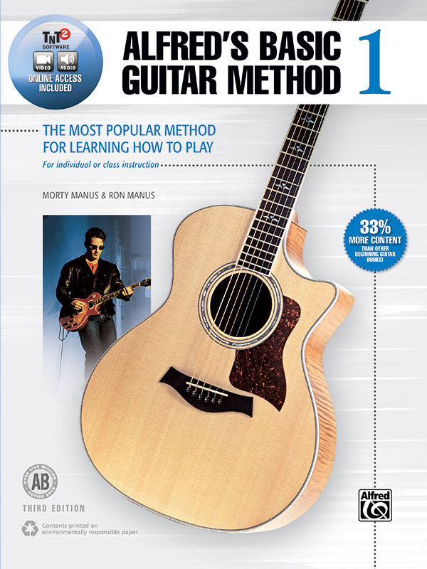 Alfreds Basic Guitar Method 1 Book/OA/DVD