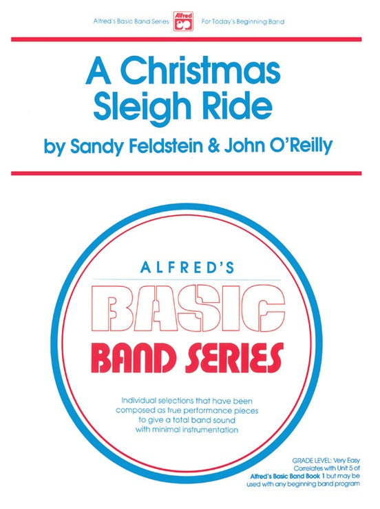 A Christmas Sleigh Ride - Concert Band Conductor Score & Parts (Digital Download)