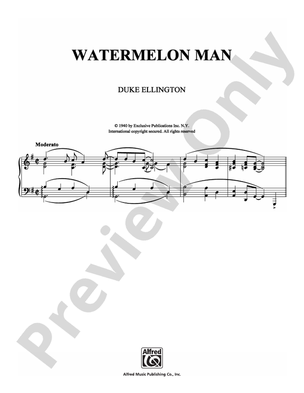 Watermelon Man - Piano (Digital Download)