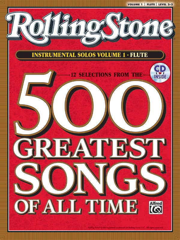 Rolling Stone Instrumental Solos 1 Flute Book/CD