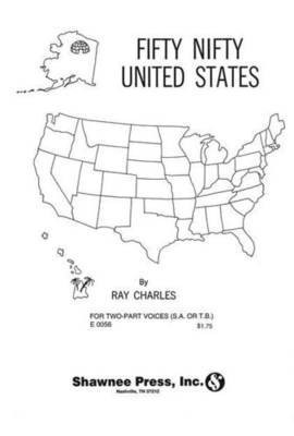 Fifty Nifty United States - Ray Charles - SAB Shawnee Press Choral Score Octavo