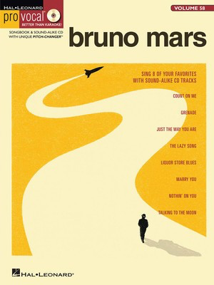 Bruno Mars - Pro Vocal Men's Edition Volume 58 - Vocal Hal Leonard /CD