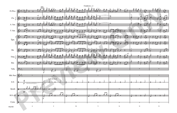 Some Nights – Marching Band Conductor Score & Parts (Digital Download)