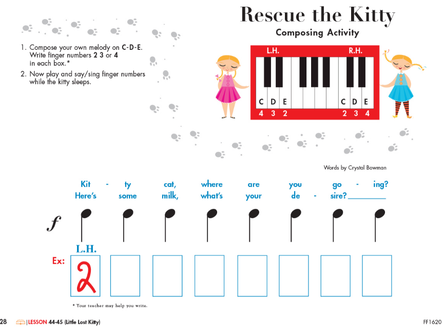 My First Piano Adventure Writing Book A - Piano by Faber/Faber Hal Leonard 420260