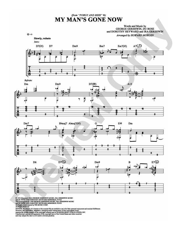 My Man's Gone Now - Guitar TAB (Digital Download)