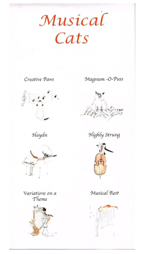 Notepad Musical Cats