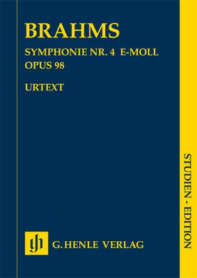 Symphony No 4 Op 98 Study Score