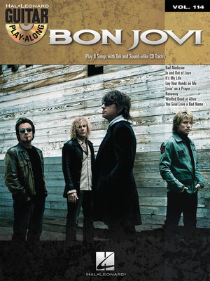Bon Jovi - Guitar Play-Along Volume 114 - Guitar Hal Leonard Guitar TAB with Lyrics & Chords /CD
