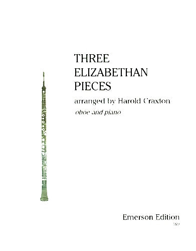 Three Elizabethan Pieces for Oboe/Piano - CRAXTON - EMERSON E169