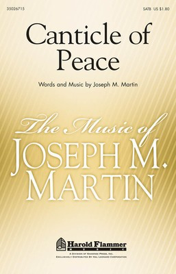 Canticle of Peace - Joseph Martin - SATB Shawnee Press Choral Score Octavo