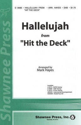 Hallelujah - from Hit the Deck! - Mark Hayes Shawnee Press StudioTrax CD CD