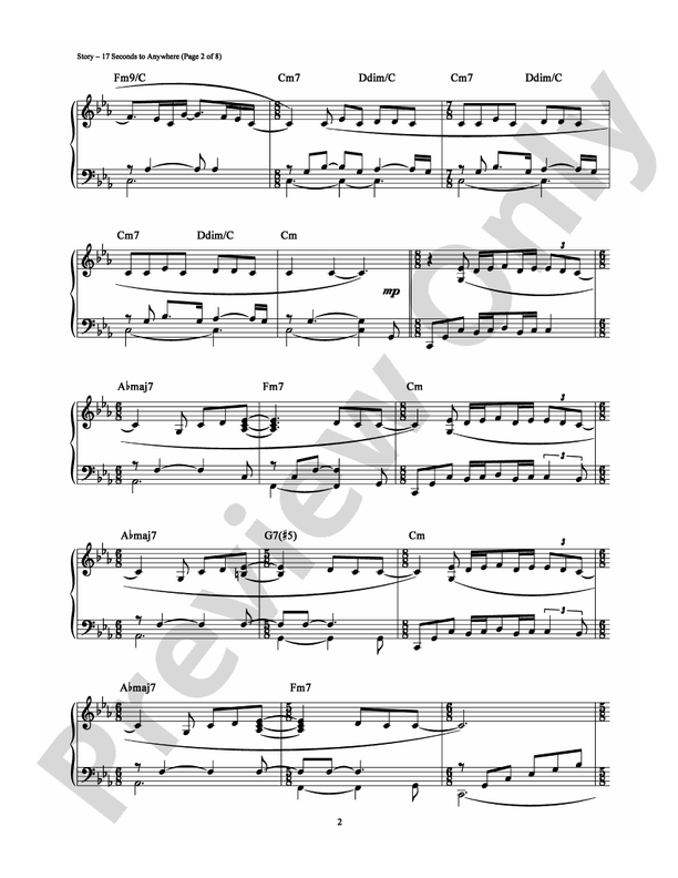 17 Seconds To Anywhere - Piano (Digital Download)