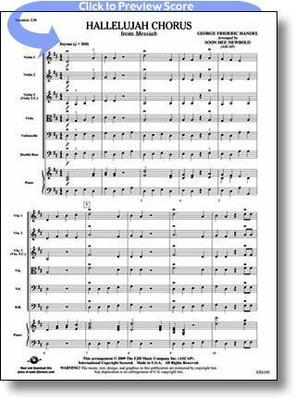 Hallelujah Chorus from Messiah - George Frideric Handel - Soon Hee Newbold FJH Music Company Score/Parts