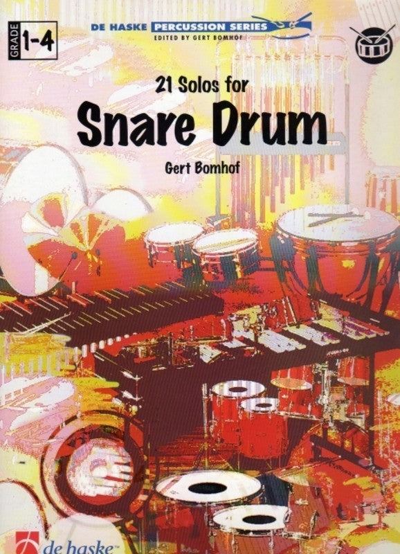 21 Solos for Snare Drum - Gert Bomhof - De Haske Publications